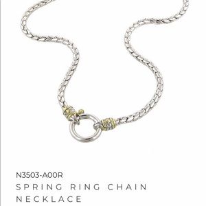 JOHN MEDEIROS SPRING RING LOVE AND ETERNITY CHAIN